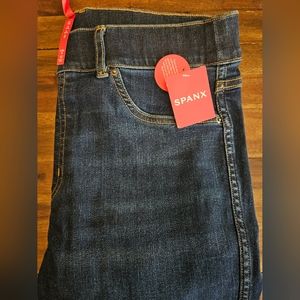 NWT Spanx Blue Skinny Jeans